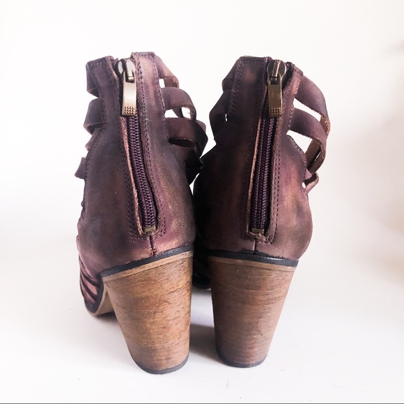 Free People Strappy Ankle Boots 9.5 - Picture 5 of 9